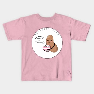 Demigirl Pride: Inclusive Bean Kids T-Shirt